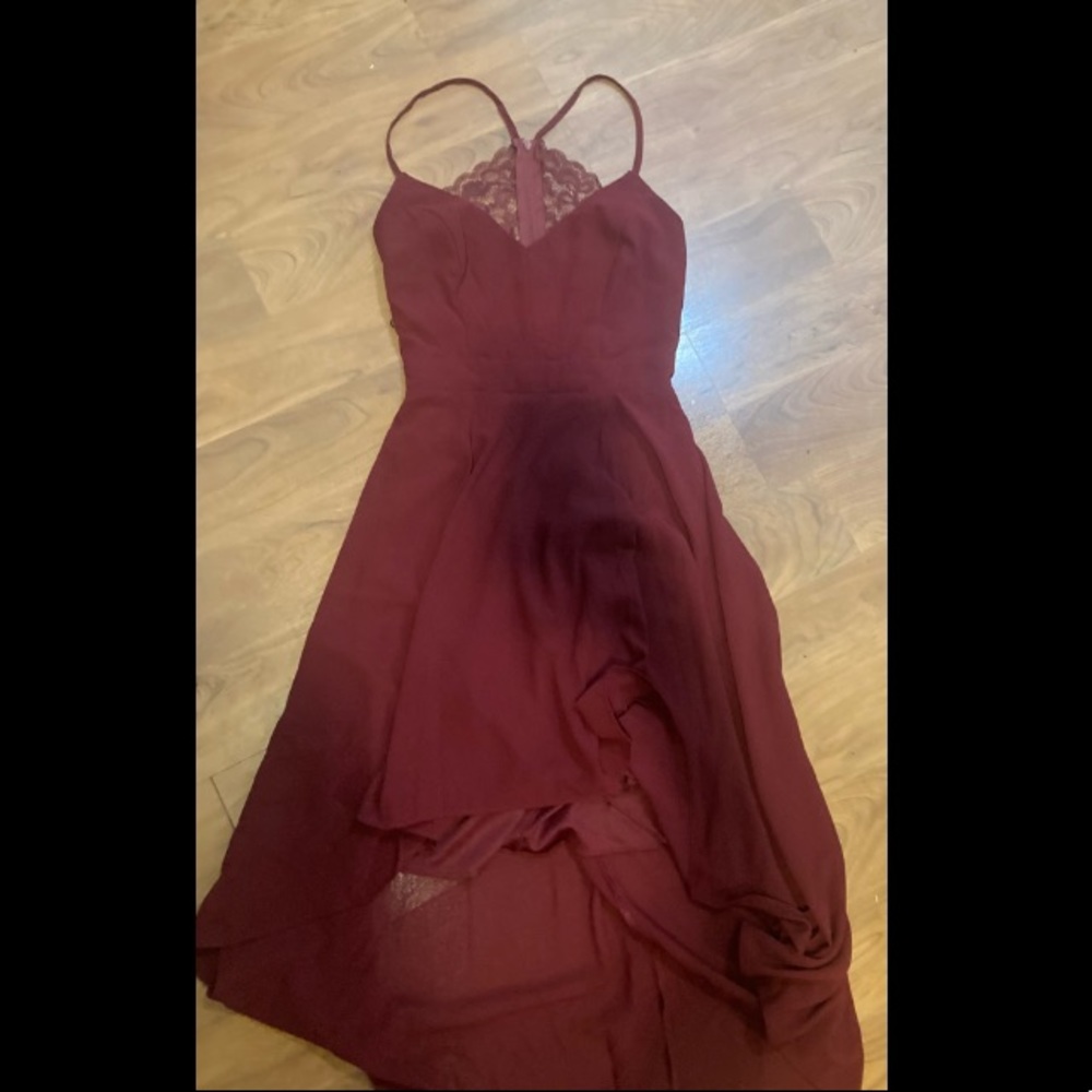 Maroon Dress